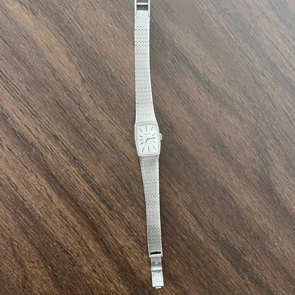 Tissot Silver Rectangular Watch - image 4